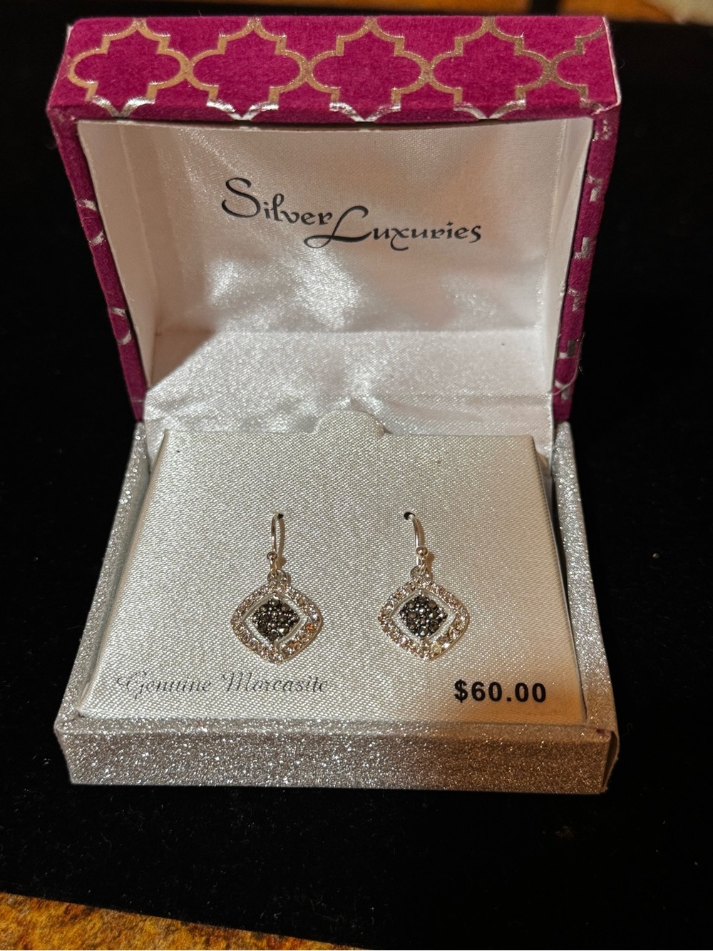 Marcasite Earrings NIB